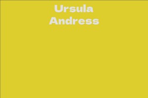 Ursula Andress