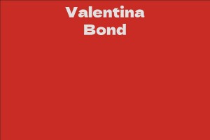Valentina Bond