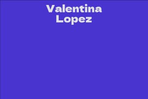 Valentina Lopez