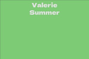 Valerie Summer
