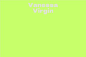 Vanessa Virgin