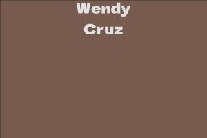 Wendy Cruz