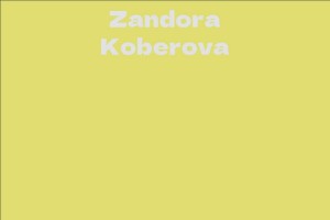 Zandora Koberova