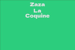Zaza La Coquine